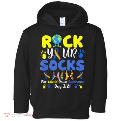 Rock Your Socks For World Down Syndrome Day Toddler Hoodie