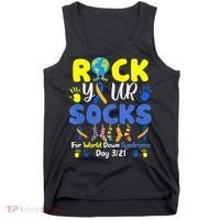 Rock Your Socks For World Down Syndrome Day Tank Top thumb 0