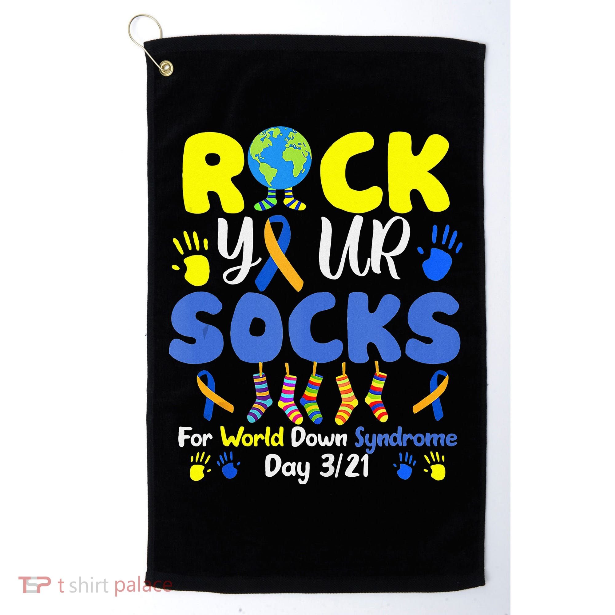 Rock Your Socks For World Down Syndrome Day Golf Towel