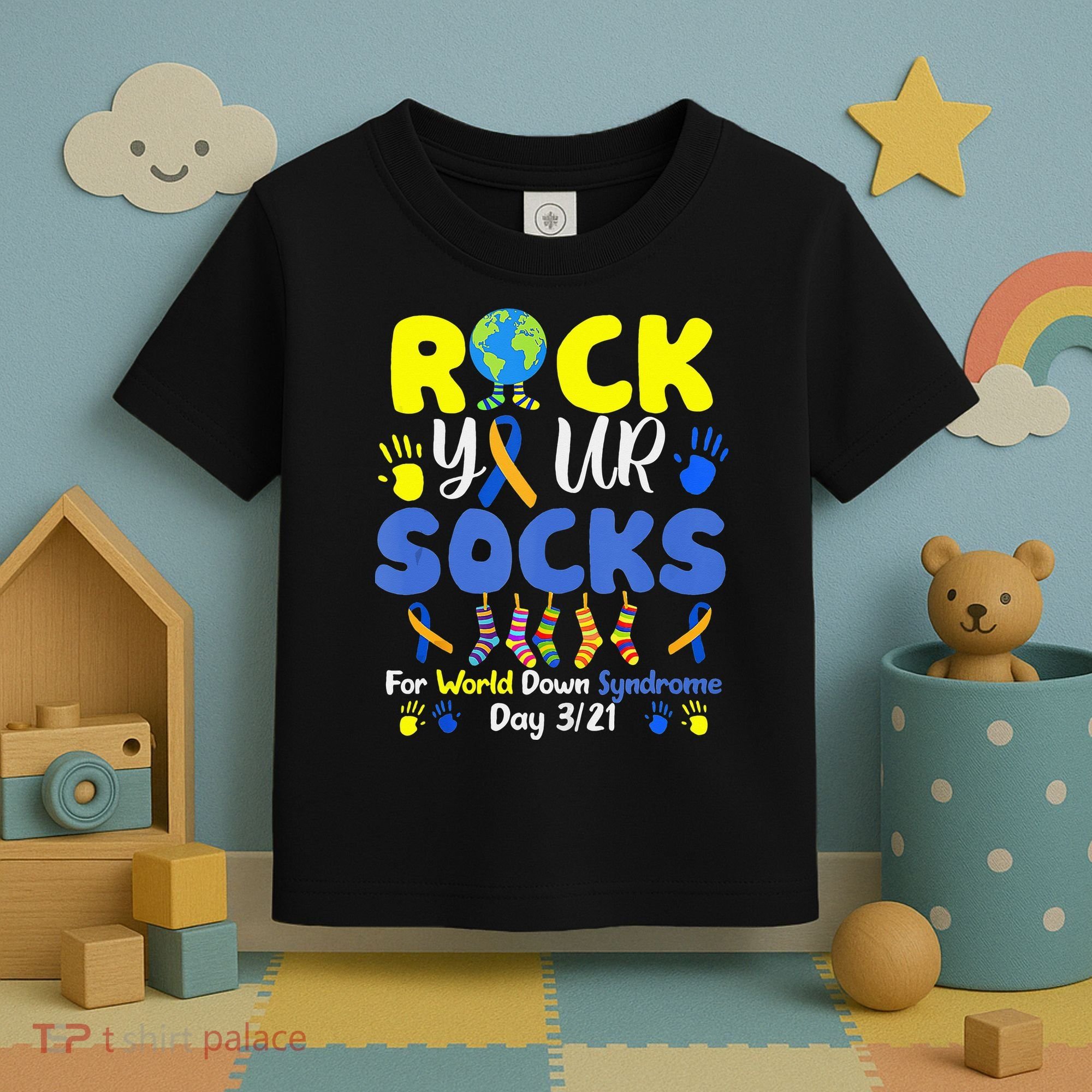 Rock Your Socks For World Down Syndrome Day Toddler T-Shirt