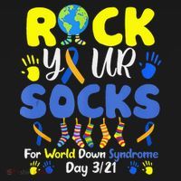 Rock Your Socks For World Down Syndrome Day Visor thumb 3