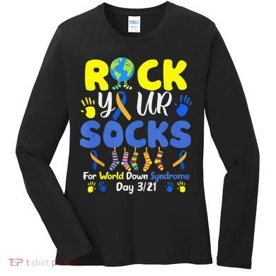 Rock Your Socks For World Down Syndrome Day Women's Long Sleeve Shirt