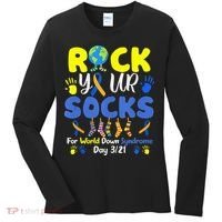 Rock Your Socks For World Down Syndrome Day Women's Long Sleeve Shirt thumb 0
