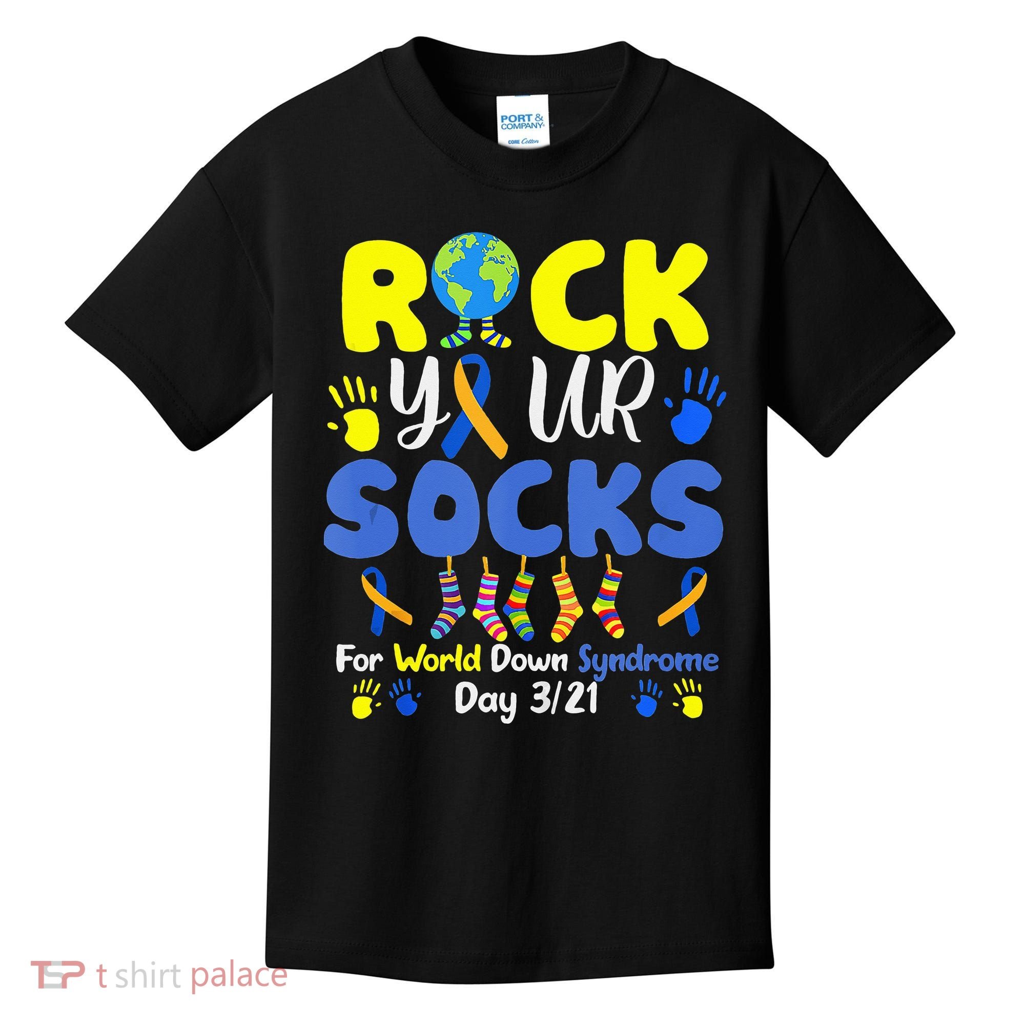 Rock Your Socks For World Down Syndrome Day Kids T-Shirt