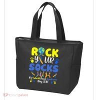 Rock Your Socks For World Down Syndrome Day Tote Bag thumb 3