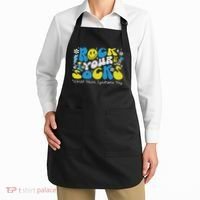 Rock Your Socks Down Syndrome Awareness Day Groovy Wdsd Apron thumb 2