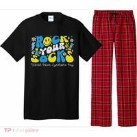 Rock Your Socks Down Syndrome Awareness Day Groovy Wdsd Pajama Set thumb 0