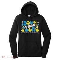 Rock Your Socks Down Syndrome Awareness Day Groovy Wdsd Women's Hoodie thumb 0