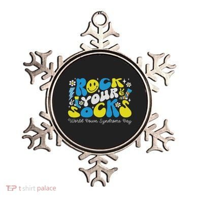 Rock Your Socks Down Syndrome Awareness Day Groovy Wdsd Ornament