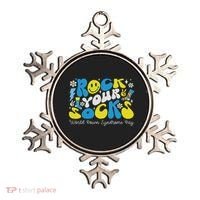 Rock Your Socks Down Syndrome Awareness Day Groovy Wdsd Ornament thumb 0