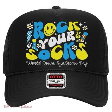 Rock Your Socks Down Syndrome Awareness Day Groovy Wdsd Hat