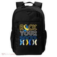 Rock Your Socks Down Syndrome Awareness Backpack thumb 0