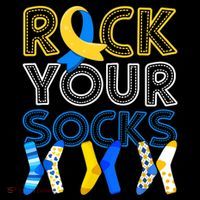 Rock Your Socks Down Syndrome Awareness Backpack thumb 2