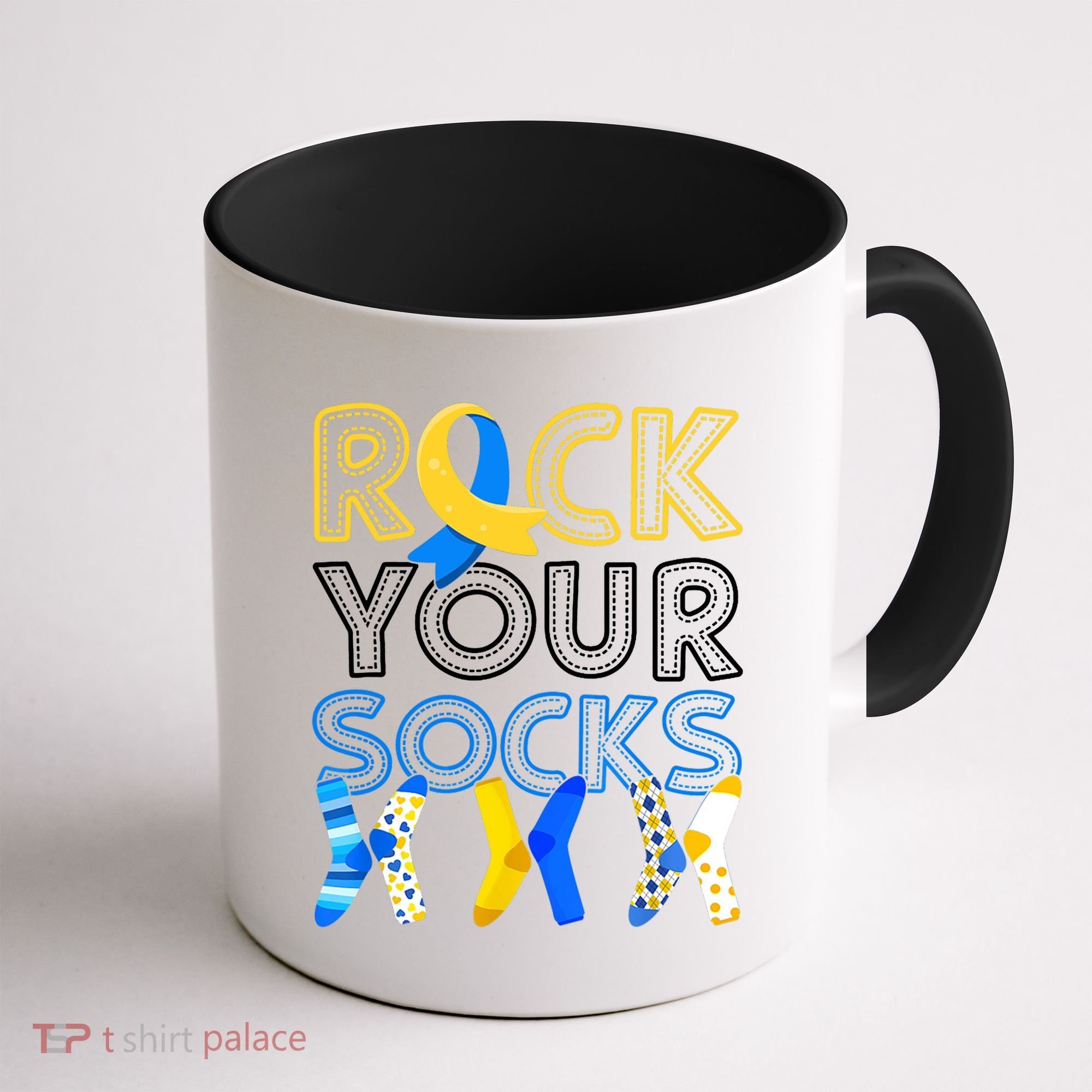 Rock Your Socks Down Syndrome Awareness Coffee Mug