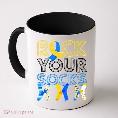 Rock Your Socks Down Syndrome Awareness Coffee Mug