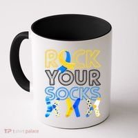 Rock Your Socks Down Syndrome Awareness Coffee Mug thumb 0
