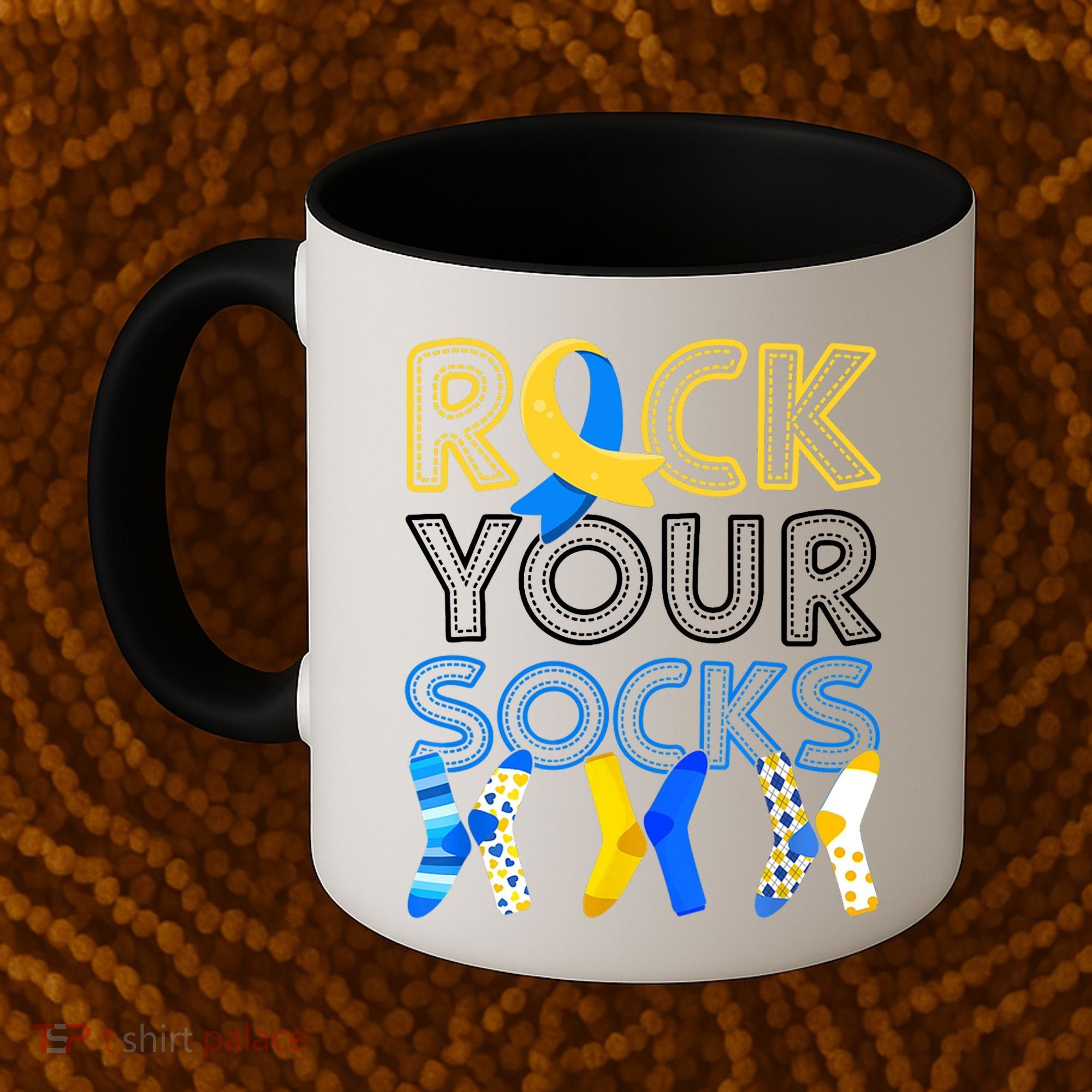 Rock Your Socks Down Syndrome Awareness Coffee Mug