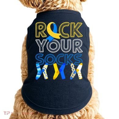 Rock Your Socks Down Syndrome Awareness Doggie Tank