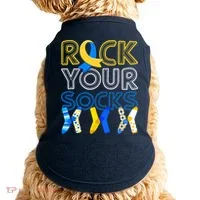 Rock Your Socks Down Syndrome Awareness Doggie Tank thumb 0