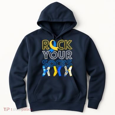 Rock Your Socks Down Syndrome Awareness Hoodie