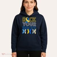 Rock Your Socks Down Syndrome Awareness Hoodie thumb 5