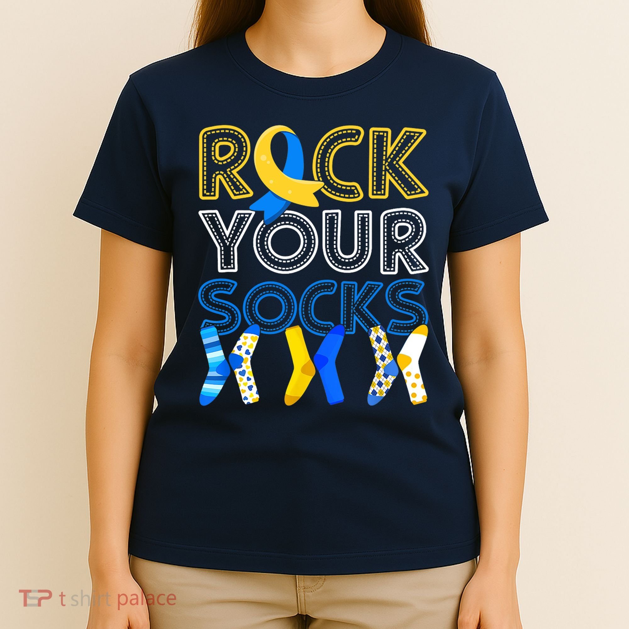 Rock Your Socks Down Syndrome Awareness T-Shirt