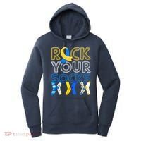 Rock Your Socks Down Syndrome Awareness Women's Hoodie thumb 0