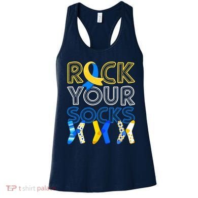 Rock Your Socks Down Syndrome Awareness Women's Tank Top