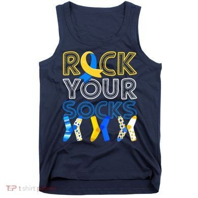 Rock Your Socks Down Syndrome Awareness Tank Top