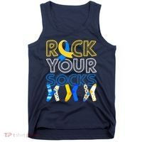 Rock Your Socks Down Syndrome Awareness Tank Top thumb 0