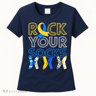 Rock Your Socks Down Syndrome Awareness Women's T-Shirt