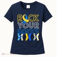 Rock Your Socks Down Syndrome Awareness Women's T-Shirt thumb 0