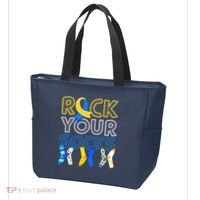 Rock Your Socks Down Syndrome Awareness Tote Bag thumb 3