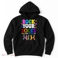 Rock Your Socks World Down Syndrome Awareness Day WDSD Hoodie thumb 0