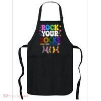 Rock Your Socks World Down Syndrome Awareness Day WDSD Apron thumb 0