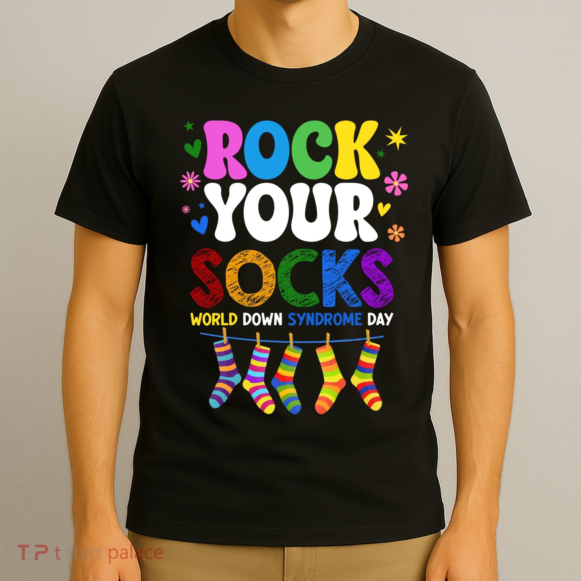 Rock Your Socks World Down Syndrome Awareness Day WDSD T-Shirt