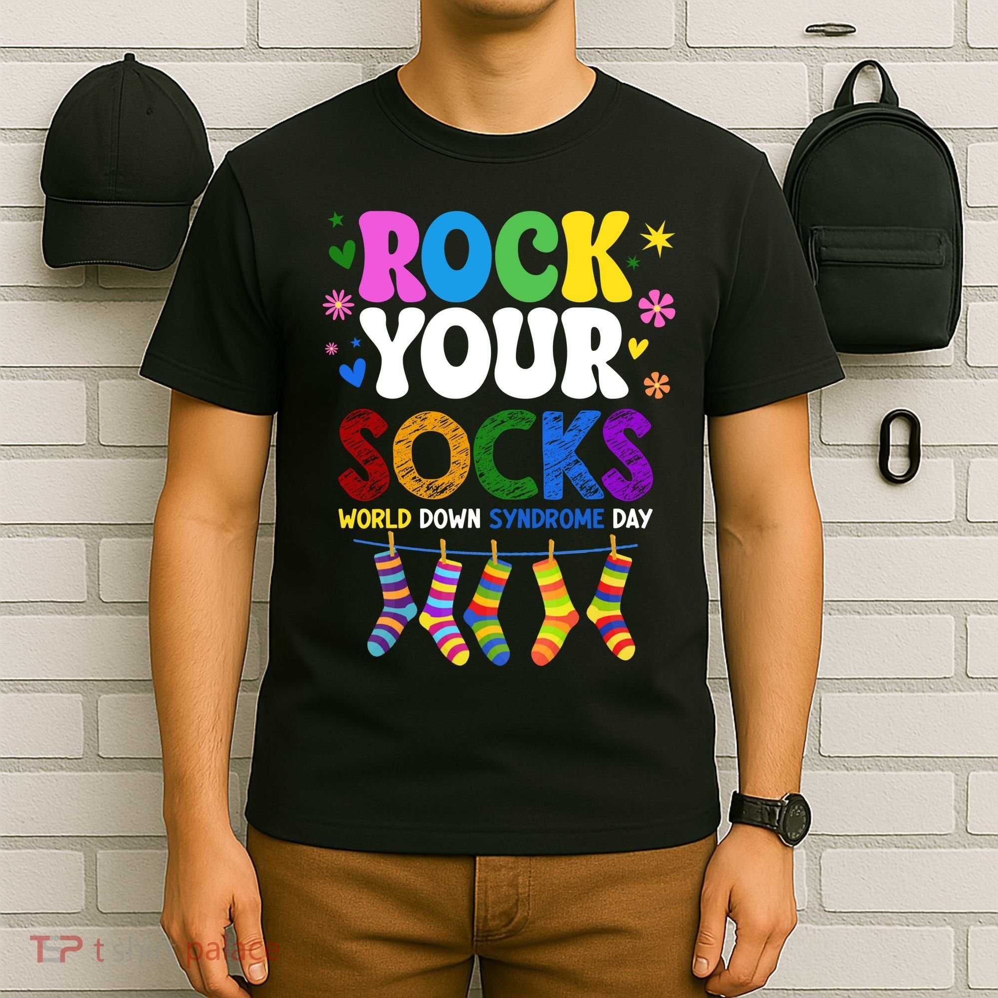 Rock Your Socks World Down Syndrome Awareness Day WDSD T-Shirt