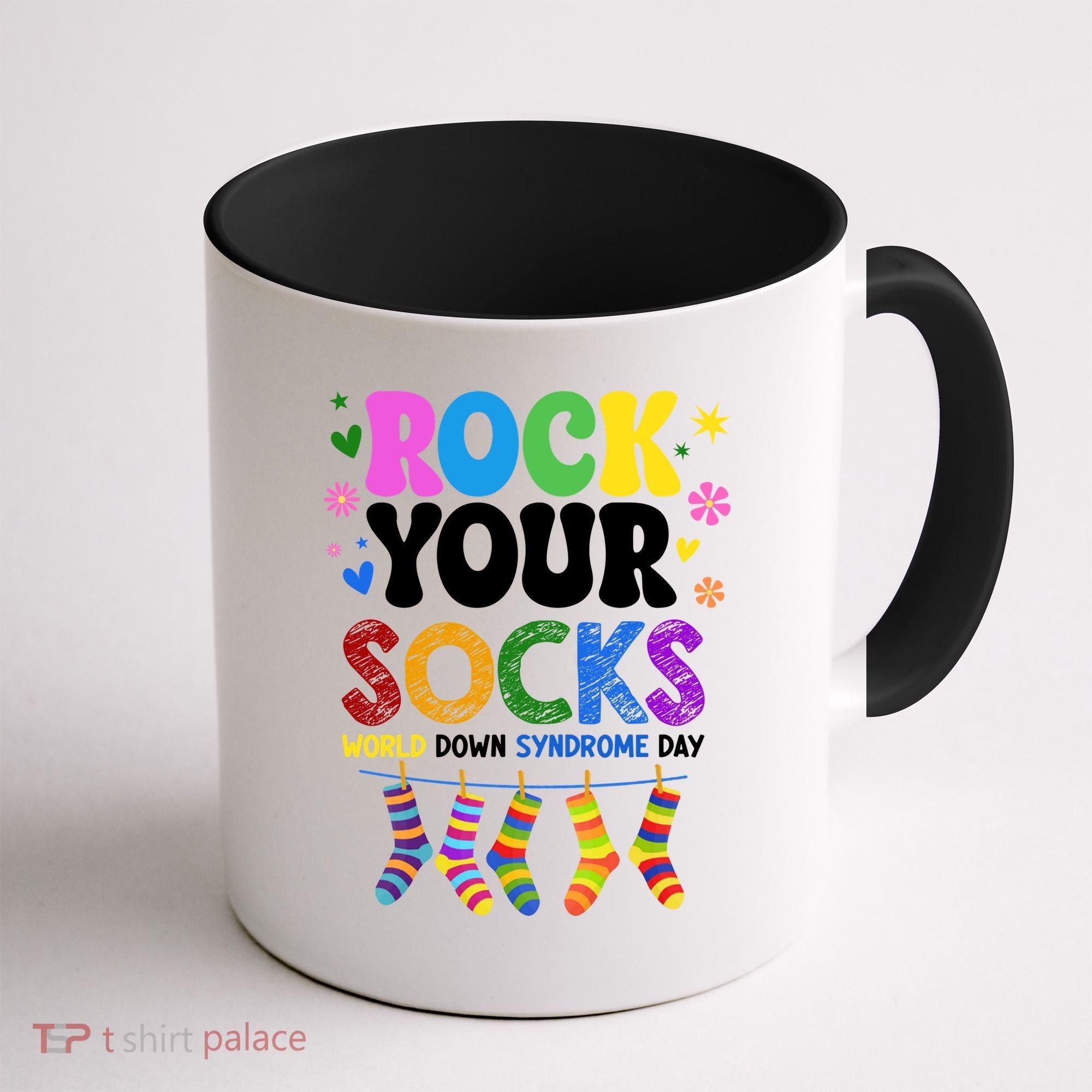 Rock Your Socks World Down Syndrome Awareness Day WDSD Coffee Mug