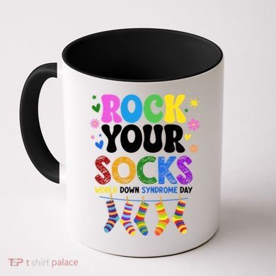 Rock Your Socks World Down Syndrome Awareness Day WDSD Coffee Mug
