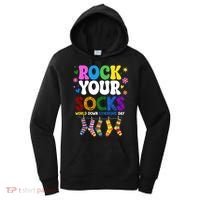 Rock Your Socks World Down Syndrome Awareness Day WDSD Women's Hoodie thumb 0