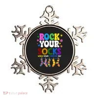 Rock Your Socks World Down Syndrome Awareness Day WDSD Ornament thumb 0