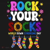 Rock Your Socks World Down Syndrome Awareness Day WDSD Women's Tank Top thumb 5