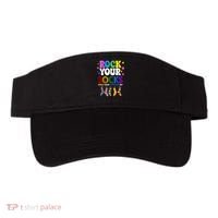 Rock Your Socks World Down Syndrome Awareness Day WDSD Visor thumb 0