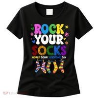 Rock Your Socks World Down Syndrome Awareness Day WDSD Women's T-Shirt thumb 0