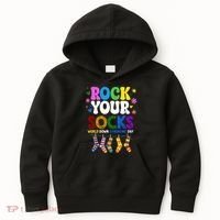 Rock Your Socks World Down Syndrome Awareness Day WDSD Kids Hoodie thumb 0