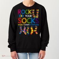 Rock Your Socks World Down Syndrome Awareness Women's Sweatshirt thumb 0