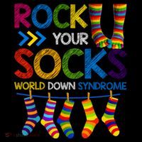 Rock Your Socks World Down Syndrome Awareness Coaster thumb 2