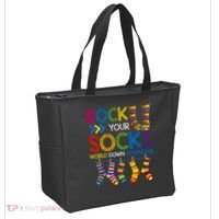 Rock Your Socks World Down Syndrome Awareness Tote Bag thumb 2