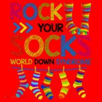 Rock Your Socks World Down Syndrome Awareness Santa Hat thumb 1
