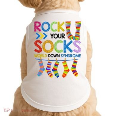 Rock Your Socks World Down Syndrome Awareness Doggie Tank